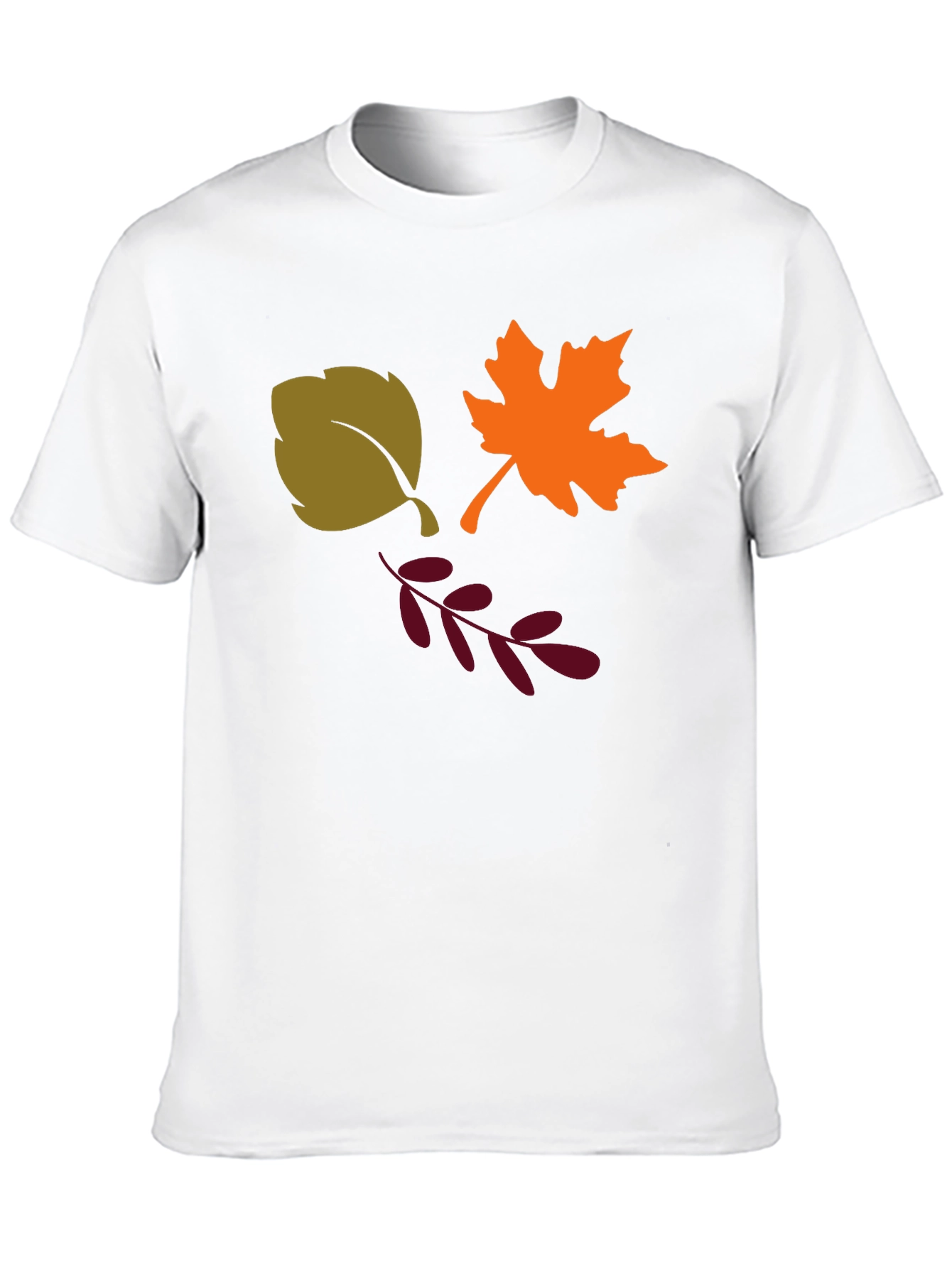 Autumn Leaves Graphic Tee - Black