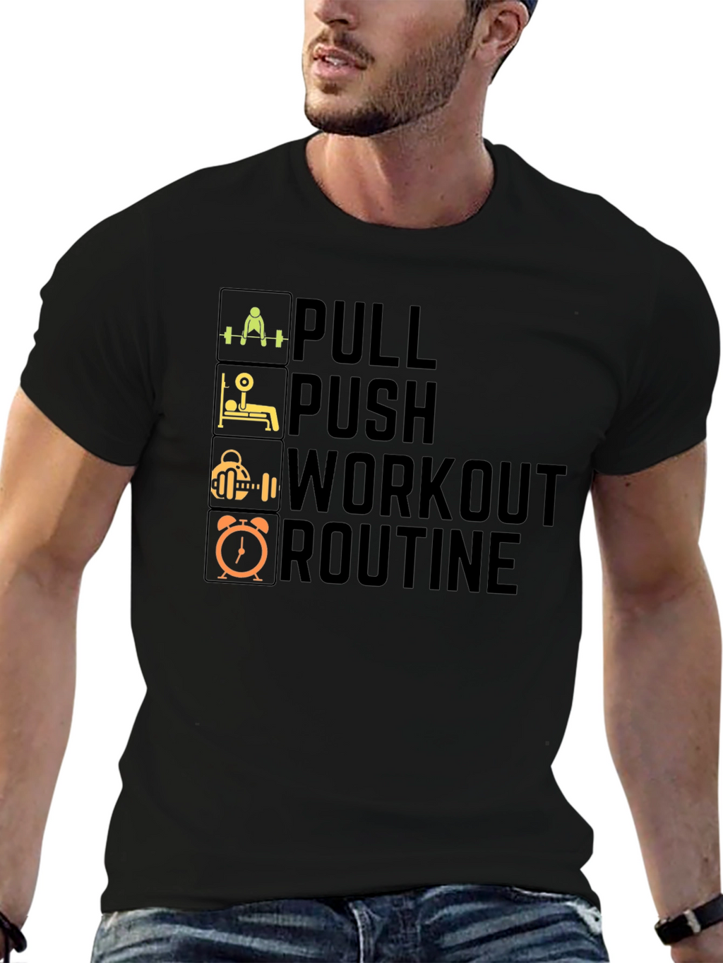 Pull Push Workout Routine T-Shirt