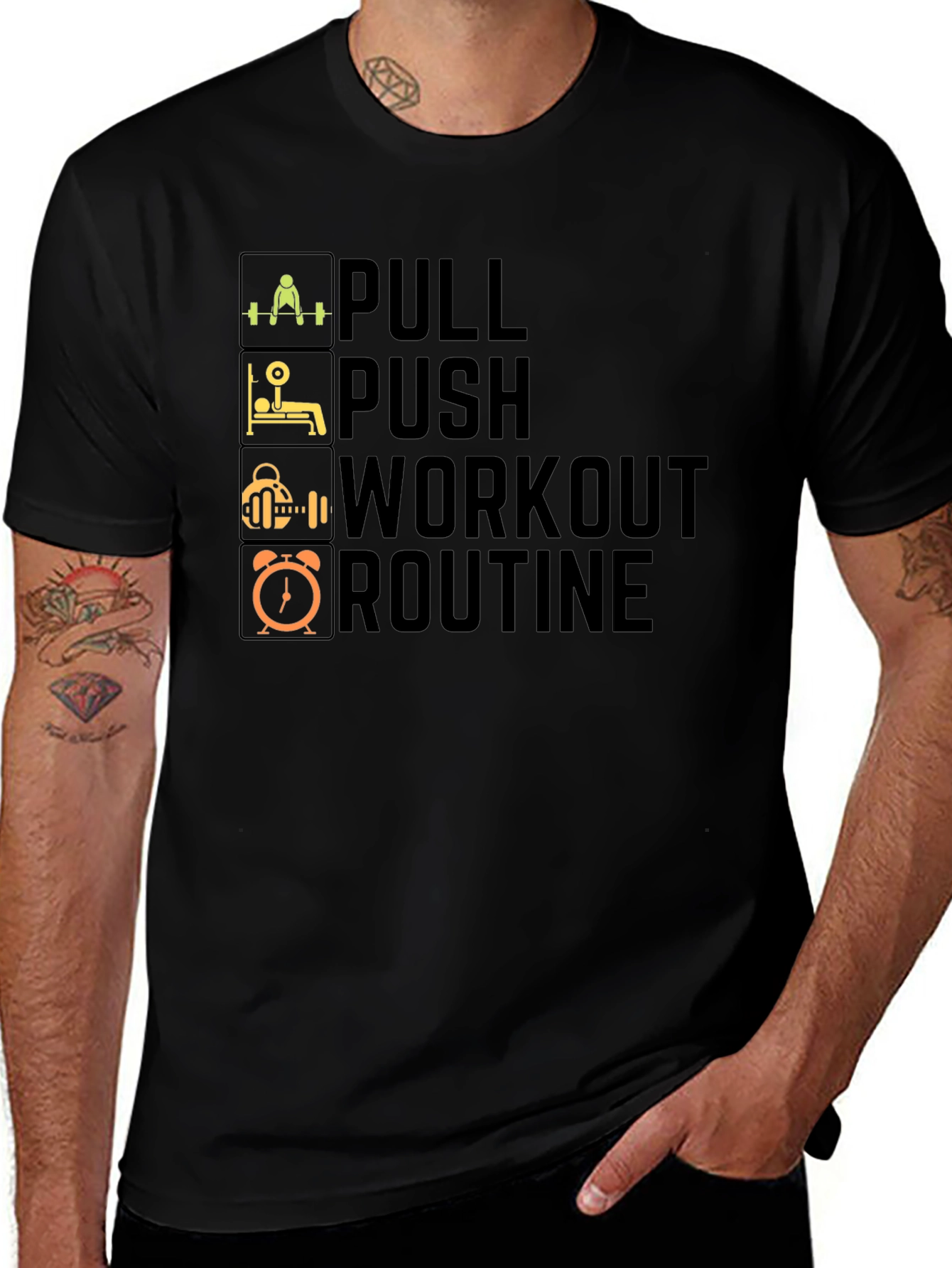 Pull Push Workout Routine T-Shirt