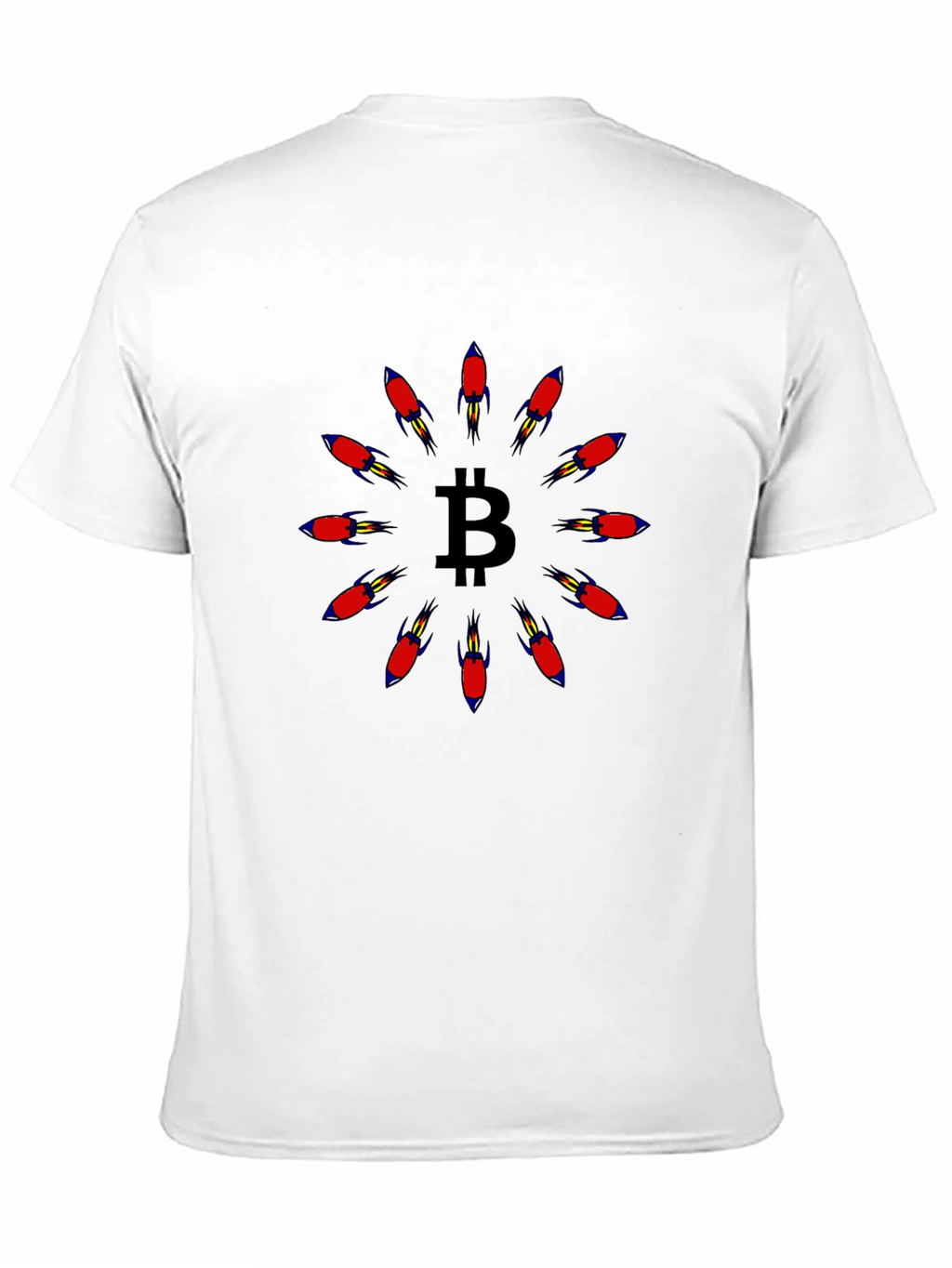 Bitcoin Rocket T-Shirt - Crypto Moonshot