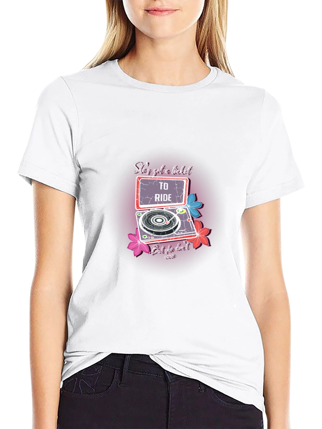 Shes Got a Ticket to Ride Graphic T-Shirt
