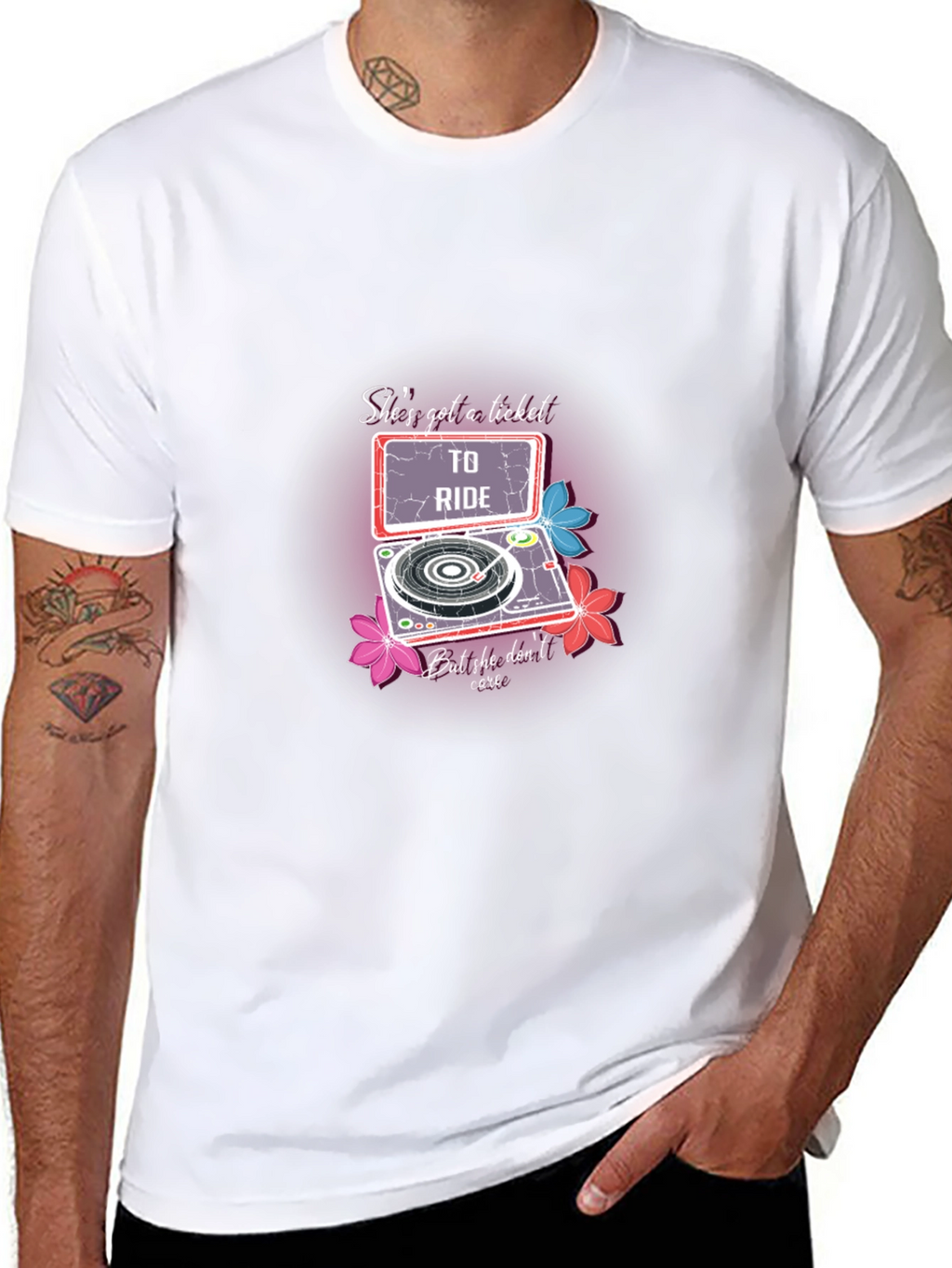 Shes Got a Ticket to Ride Graphic T-Shirt