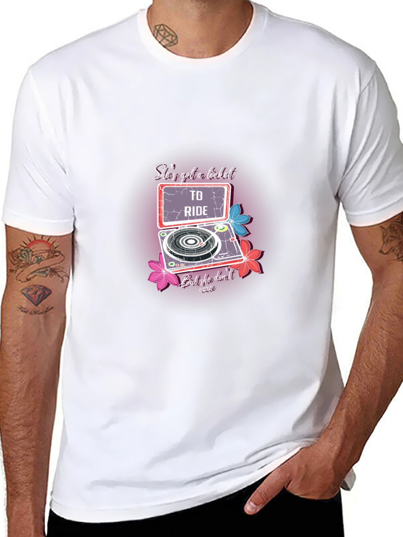 Shes Got a Ticket to Ride Graphic T-Shirt