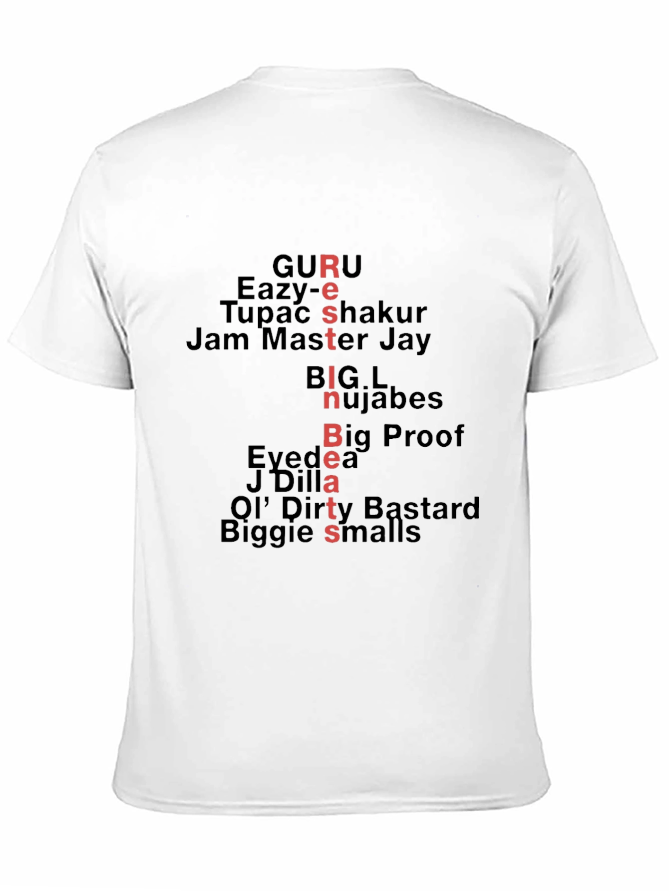 RIP Hip Hop Legends Graphic Tee