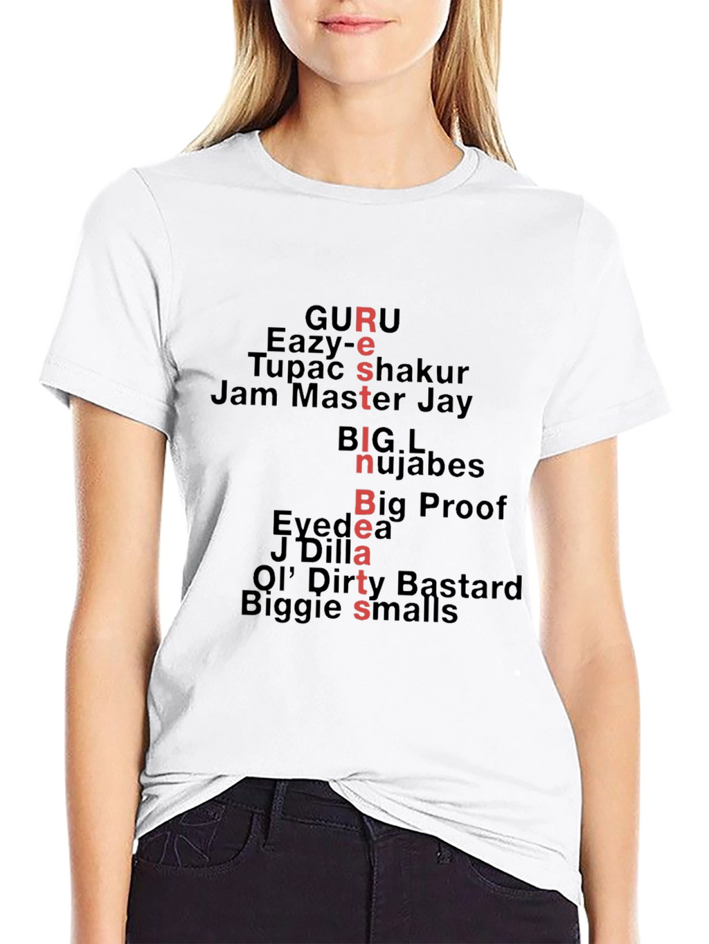 RIP Hip Hop Legends Graphic Tee