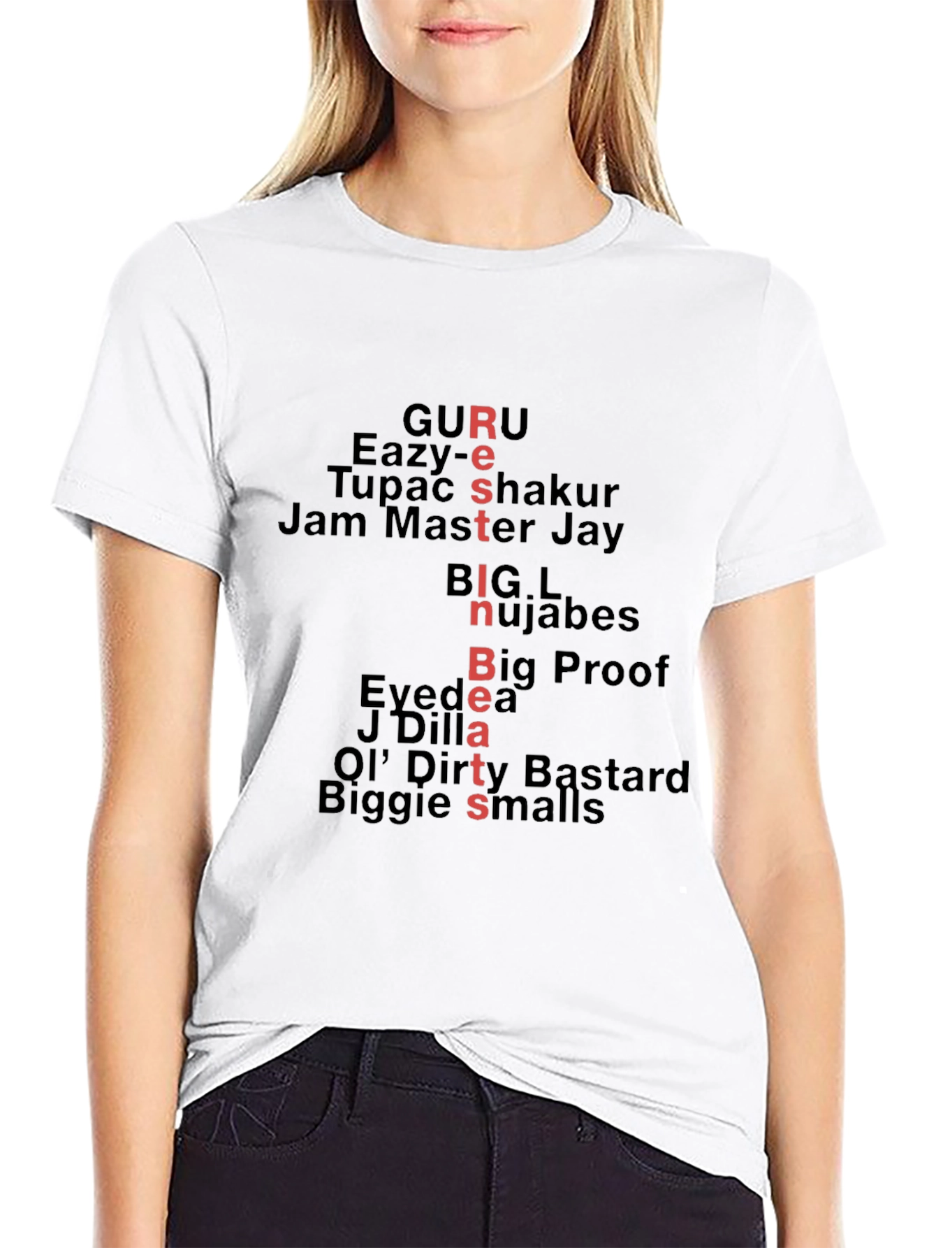 RIP Hip Hop Legends Graphic Tee