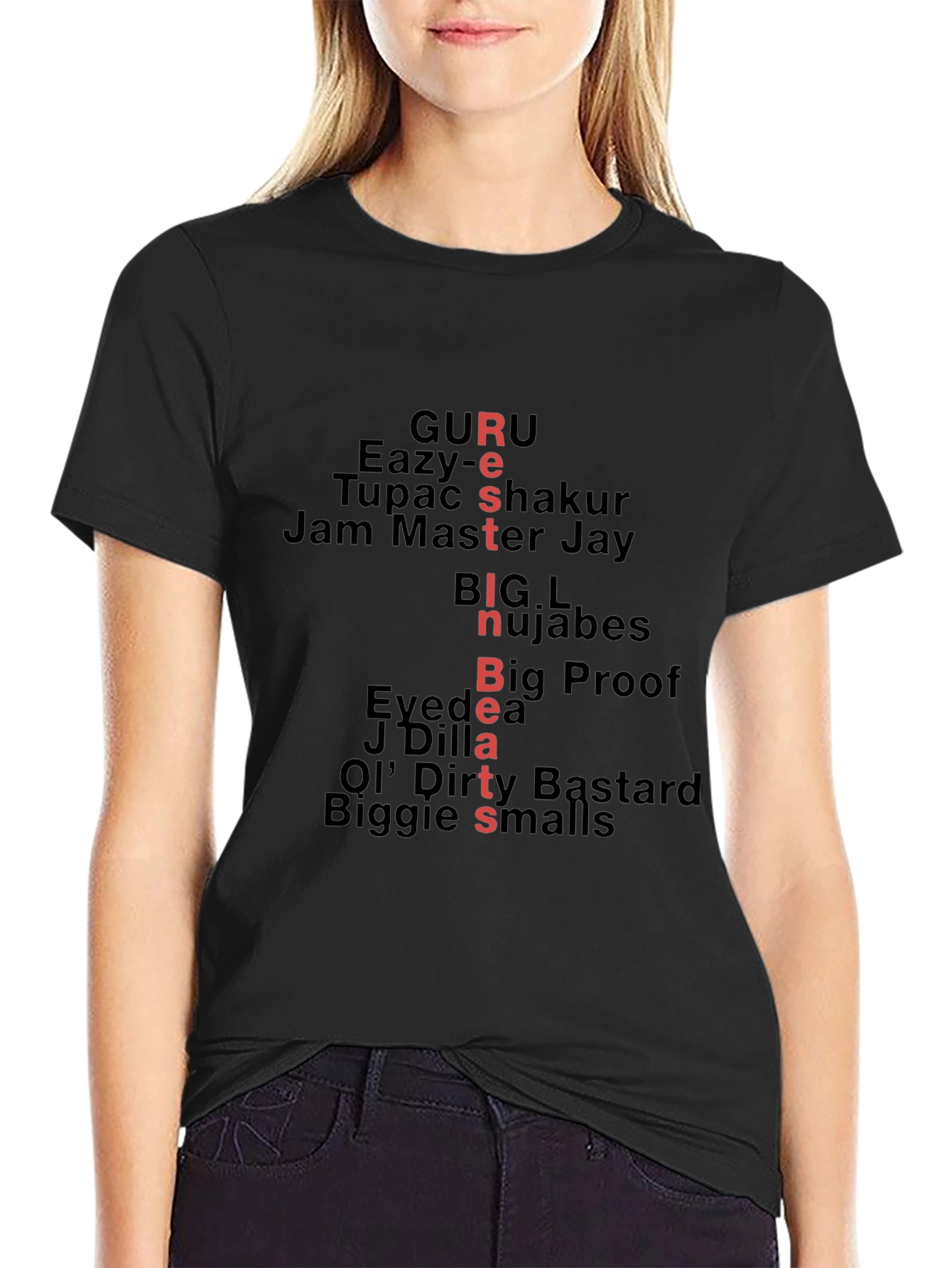 RIP Hip Hop Legends Graphic Tee