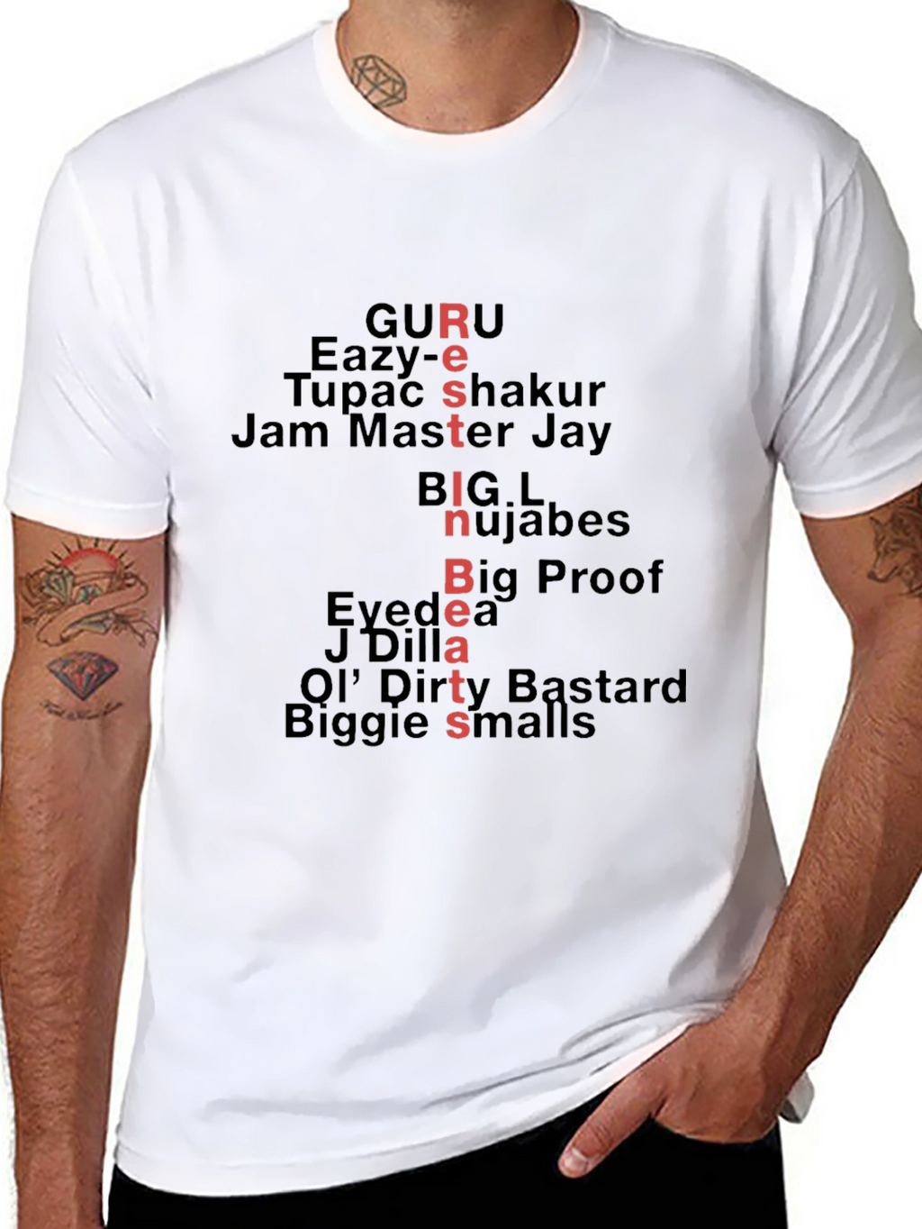 RIP Hip Hop Legends Graphic Tee