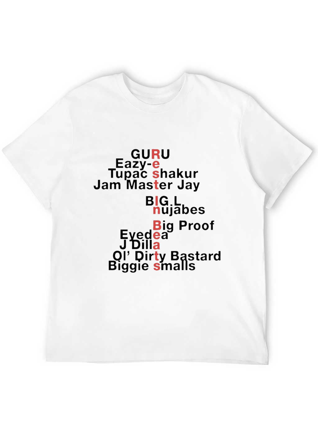 RIP Hip Hop Legends Graphic Tee