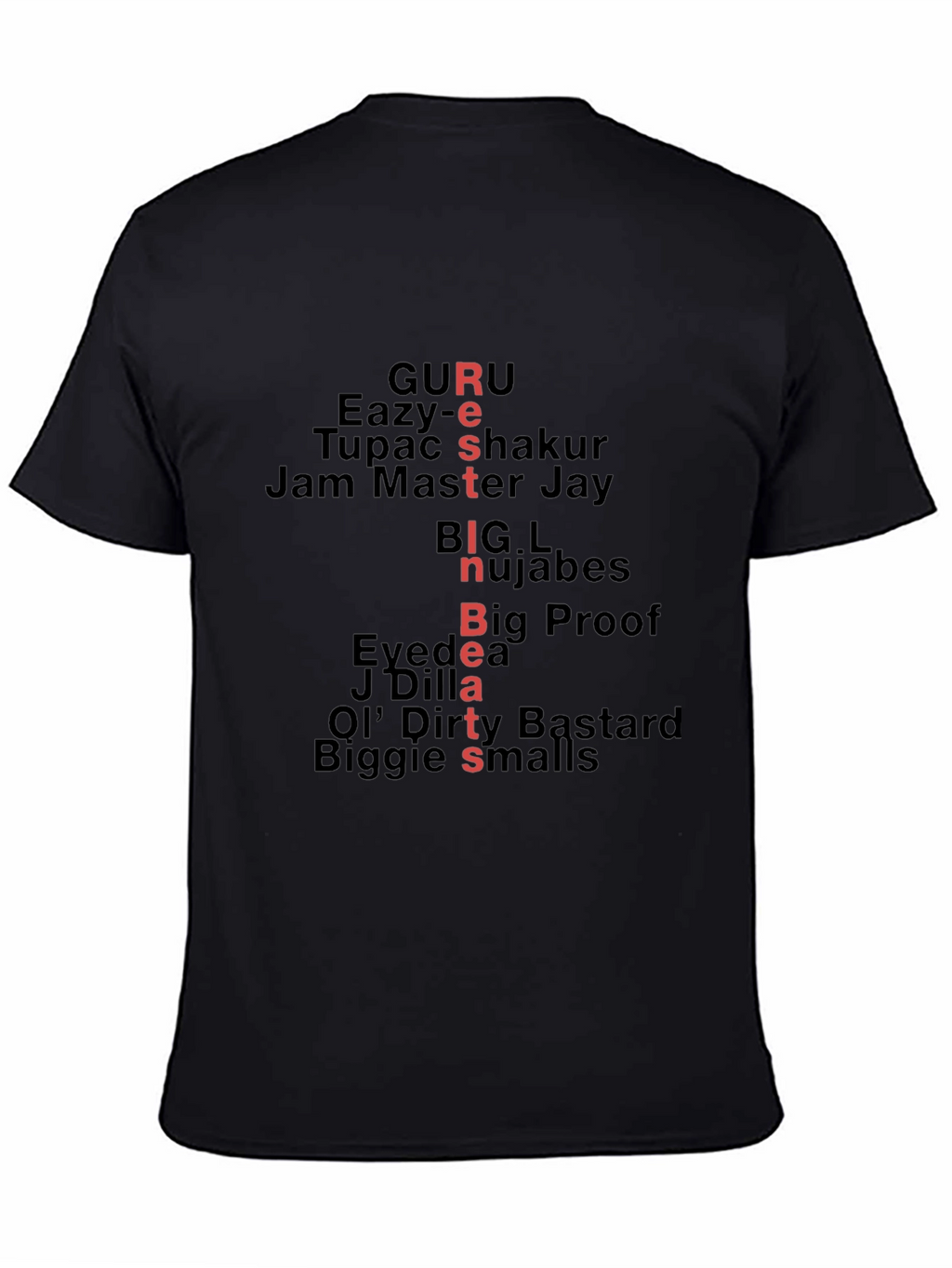 RIP Hip Hop Legends Graphic Tee