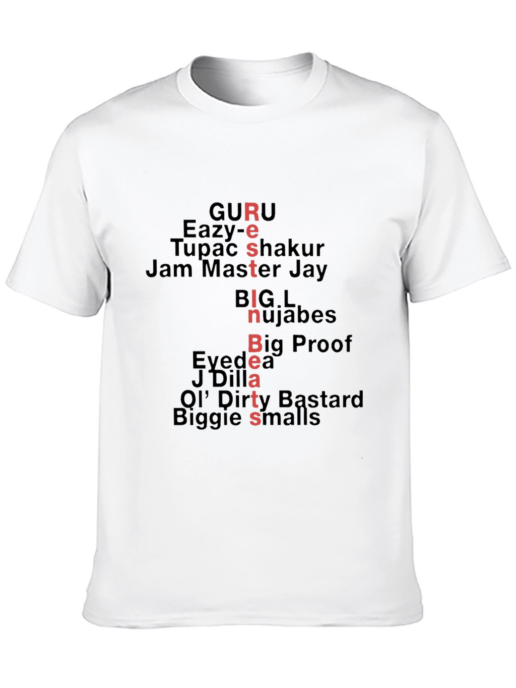 RIP Hip Hop Legends Graphic Tee
