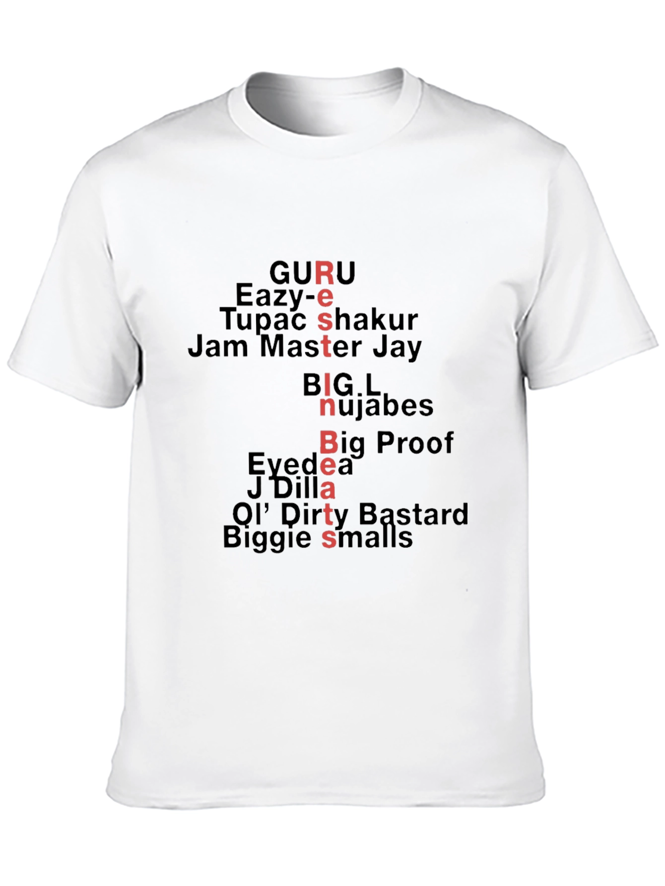 RIP Hip Hop Legends Graphic Tee