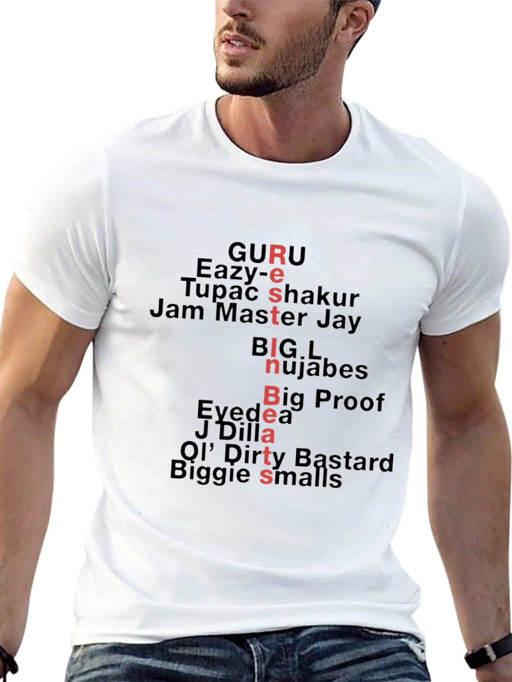 RIP Hip Hop Legends Graphic Tee