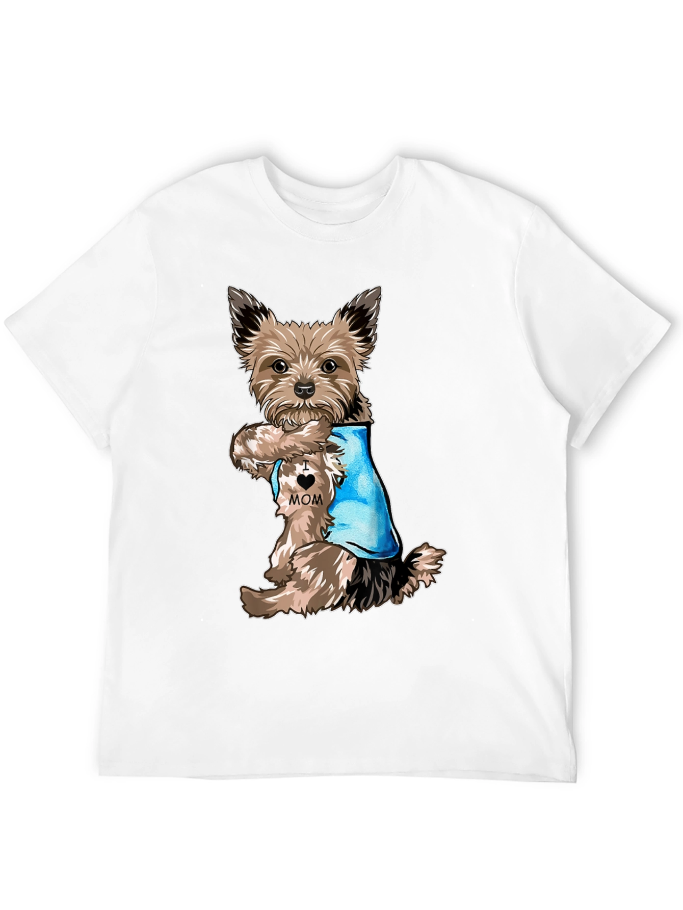 Yorkie Mom Tattoo T-Shirt - Dog Lover Tee