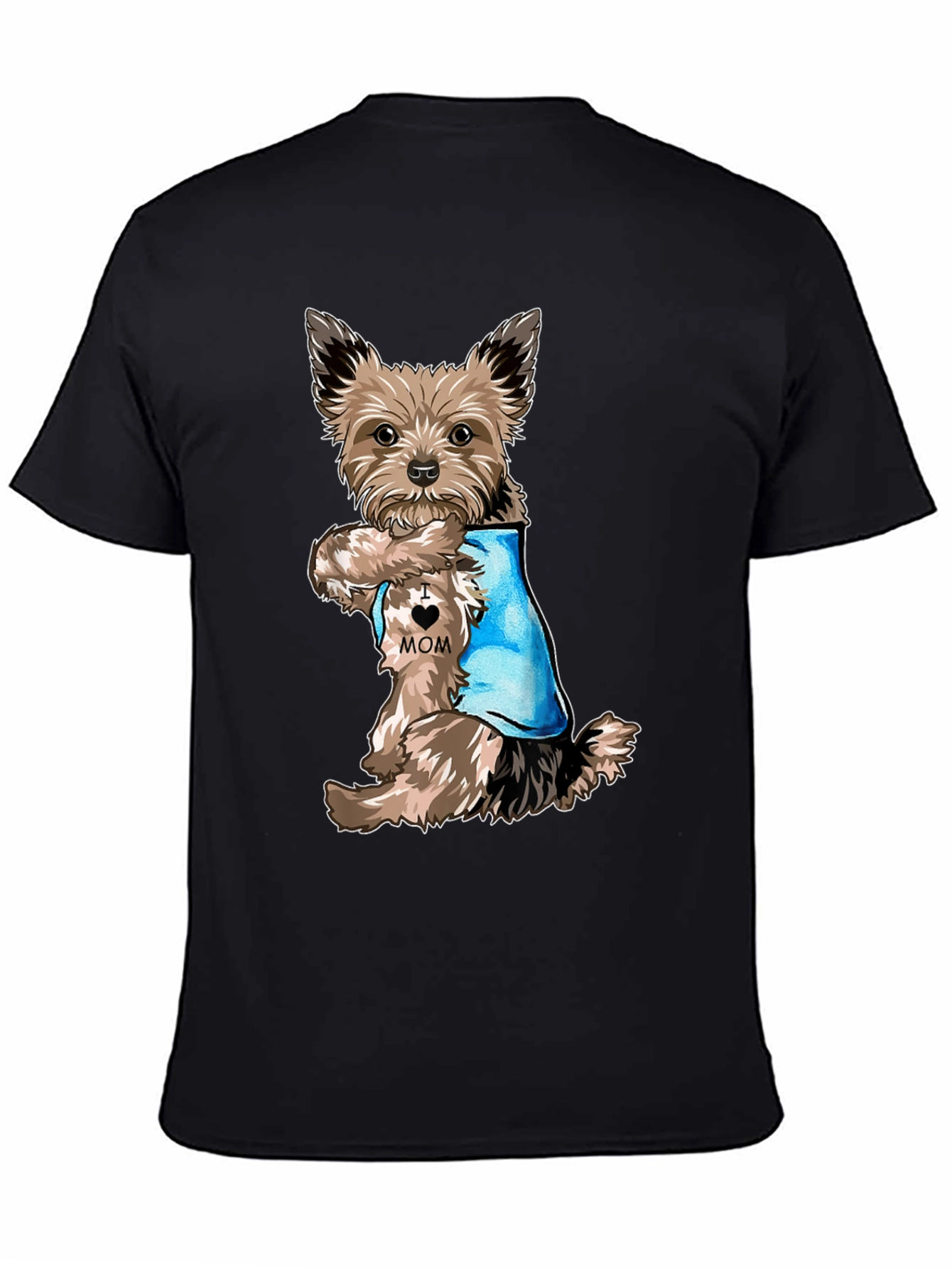 Yorkie Mom Tattoo T-Shirt - Dog Lover Tee