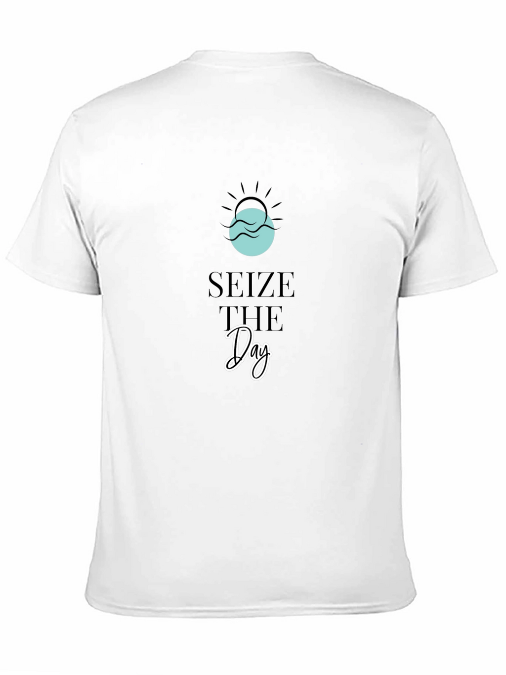 Seize The Day Graphic Tee - Soft Black T-Shirt