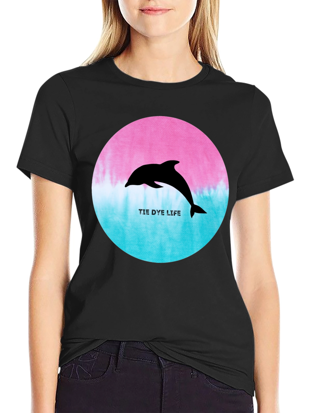 Tie Dye Life Dolphin T-Shirt