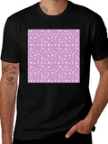 Lilac Patterned T-Shirt