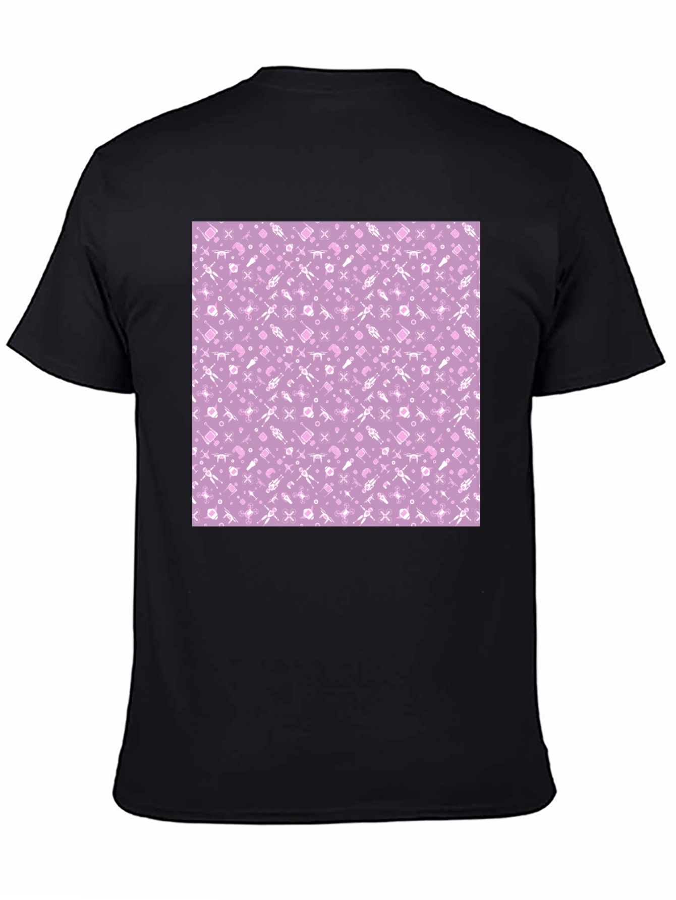 Lilac Patterned T-Shirt