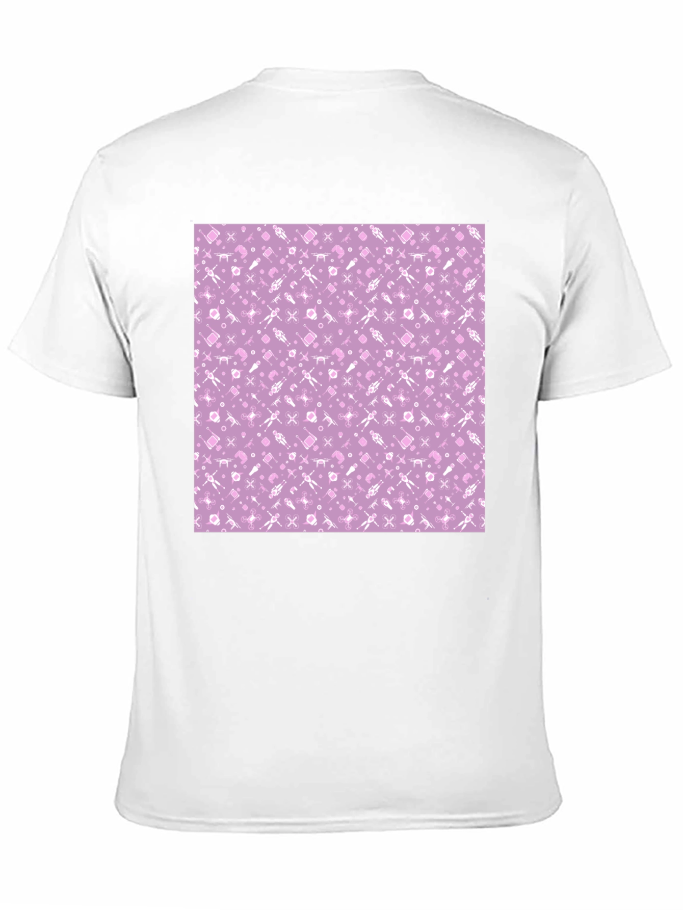 Lilac Patterned T-Shirt