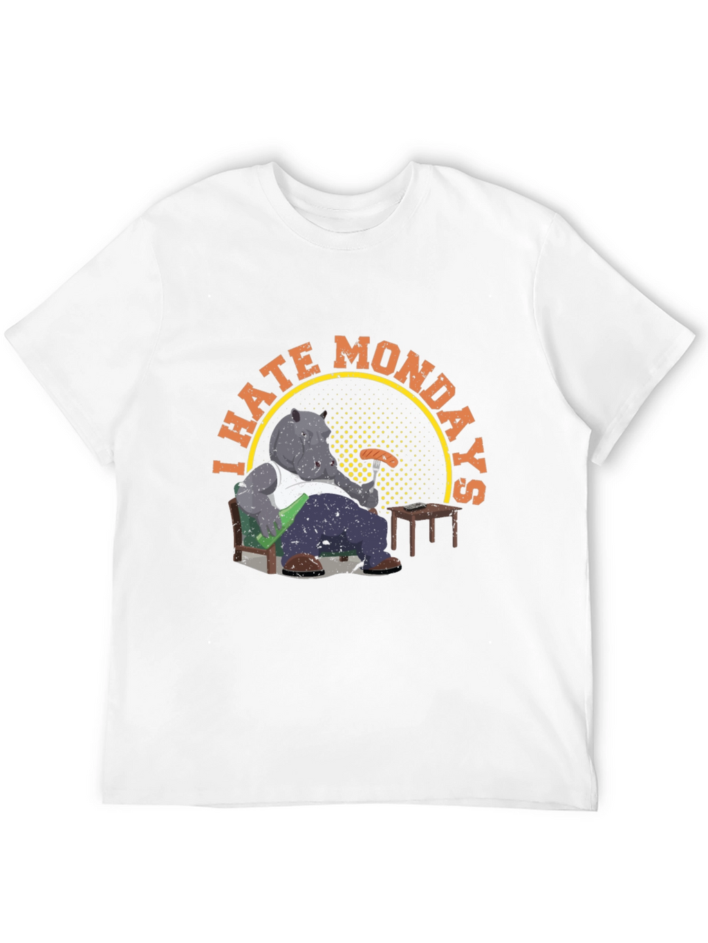 I Hate Mondays Hippo T-Shirt