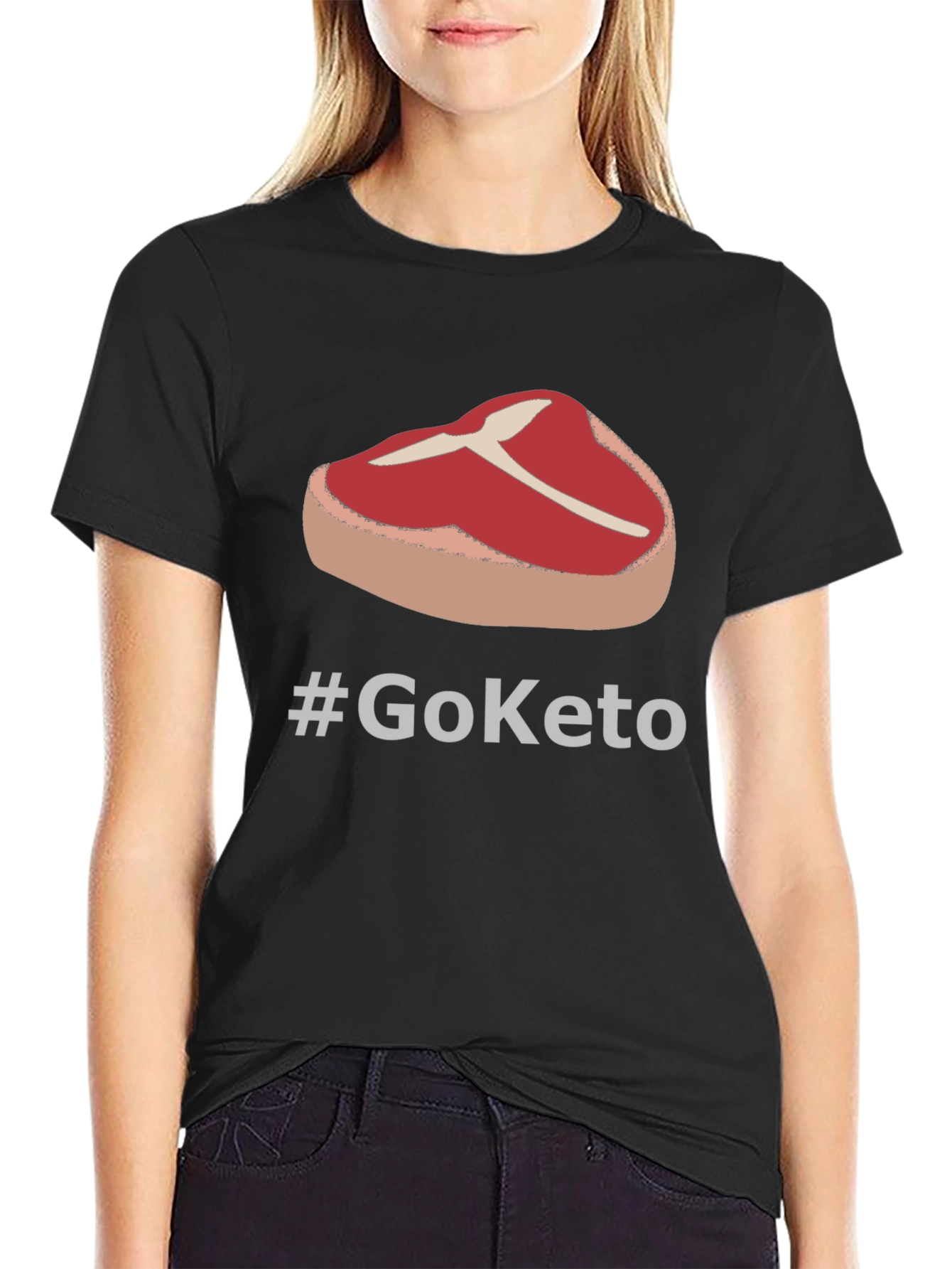 Go Keto T-Shirt - Meat Lovers Diet Tee