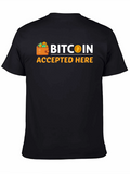 Bitcoin Accepted Here Black T-Shirt