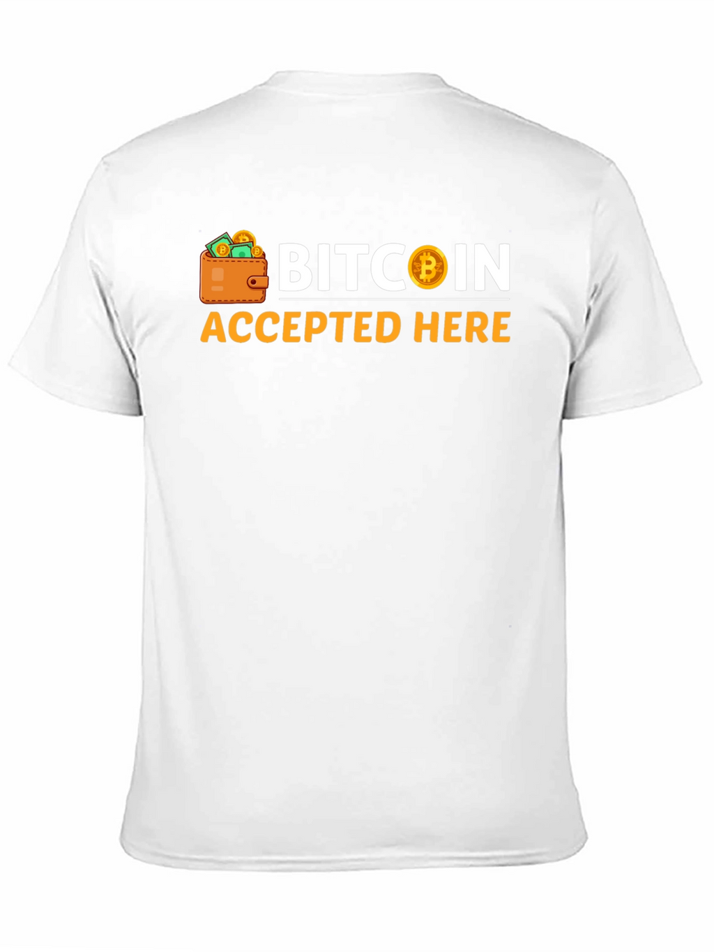 Bitcoin Accepted Here Black T-Shirt