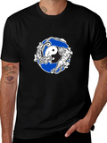 Yin Yang Dragon and Tiger Graphic Tee