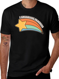 Encourage Progress Star T-Shirt - Retro Style