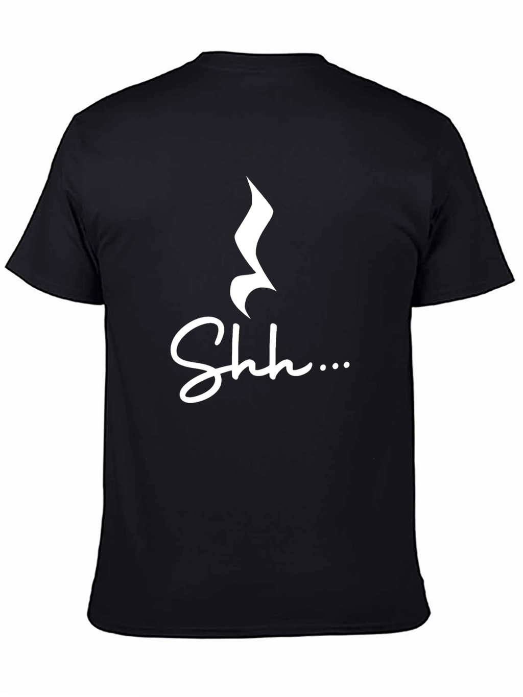 Shhh Music Note Graphic Tee - Soft Cotton Blend