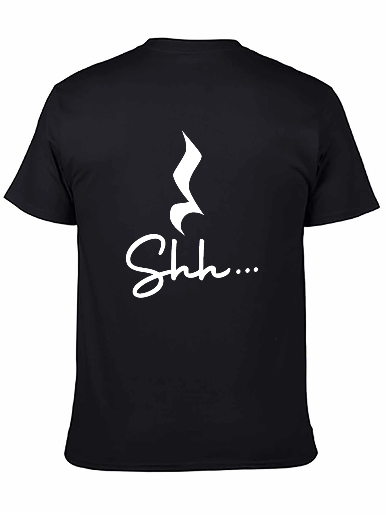 Shhh Music Note Graphic Tee - Soft Cotton Blend