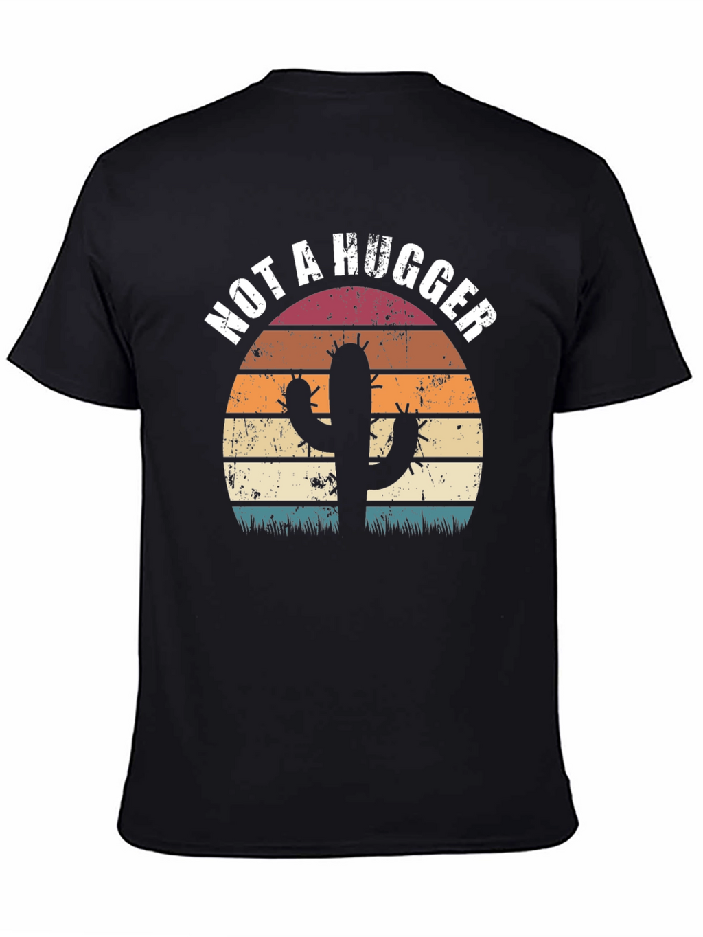 Not A Hugger Cactus Graphic Tee