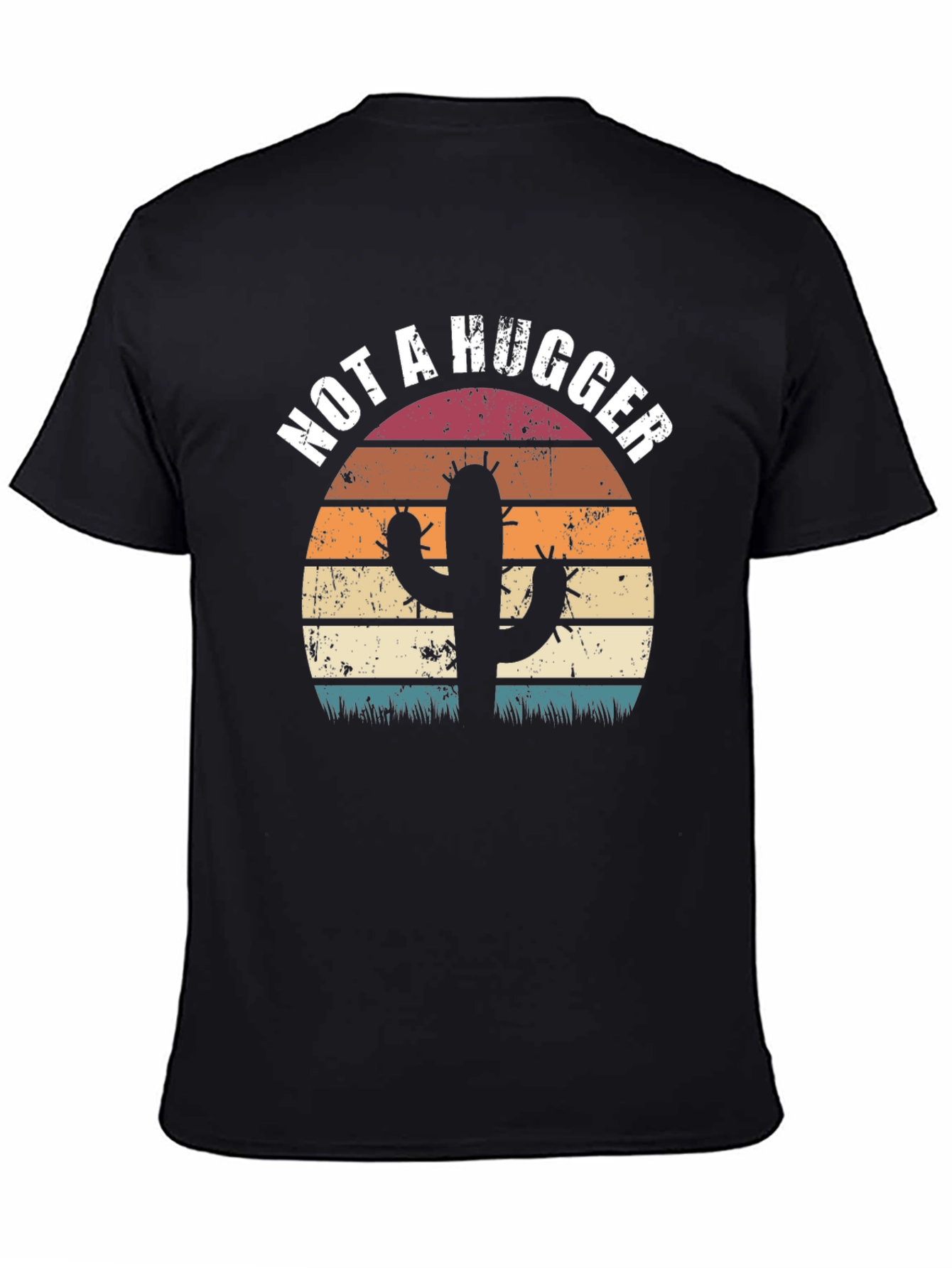 Not A Hugger Cactus Graphic Tee