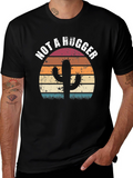 Not A Hugger Cactus Graphic Tee