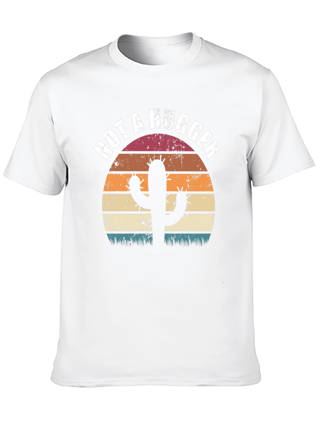 Not A Hugger Cactus Graphic Tee