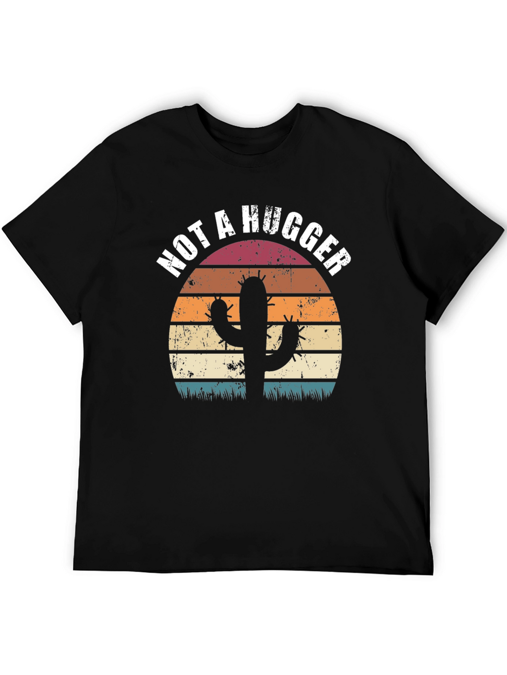 Not A Hugger Cactus Graphic Tee