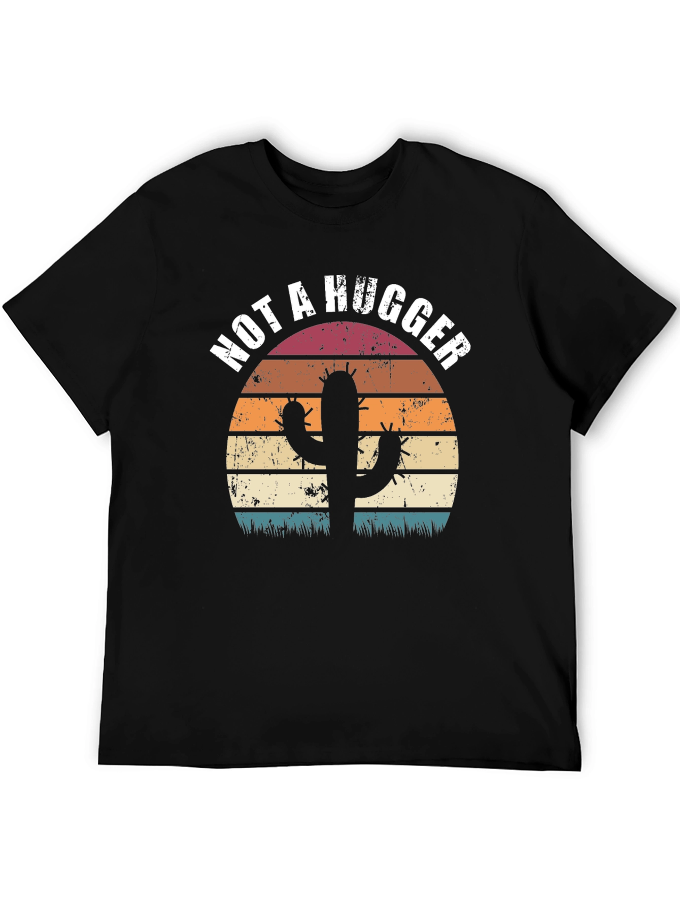 Not A Hugger Cactus Graphic Tee