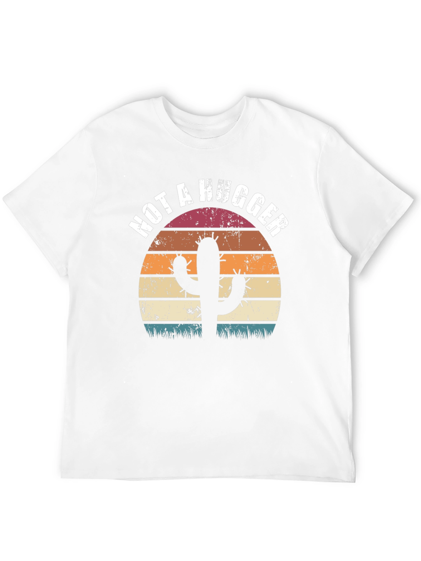 Not A Hugger Cactus Graphic Tee