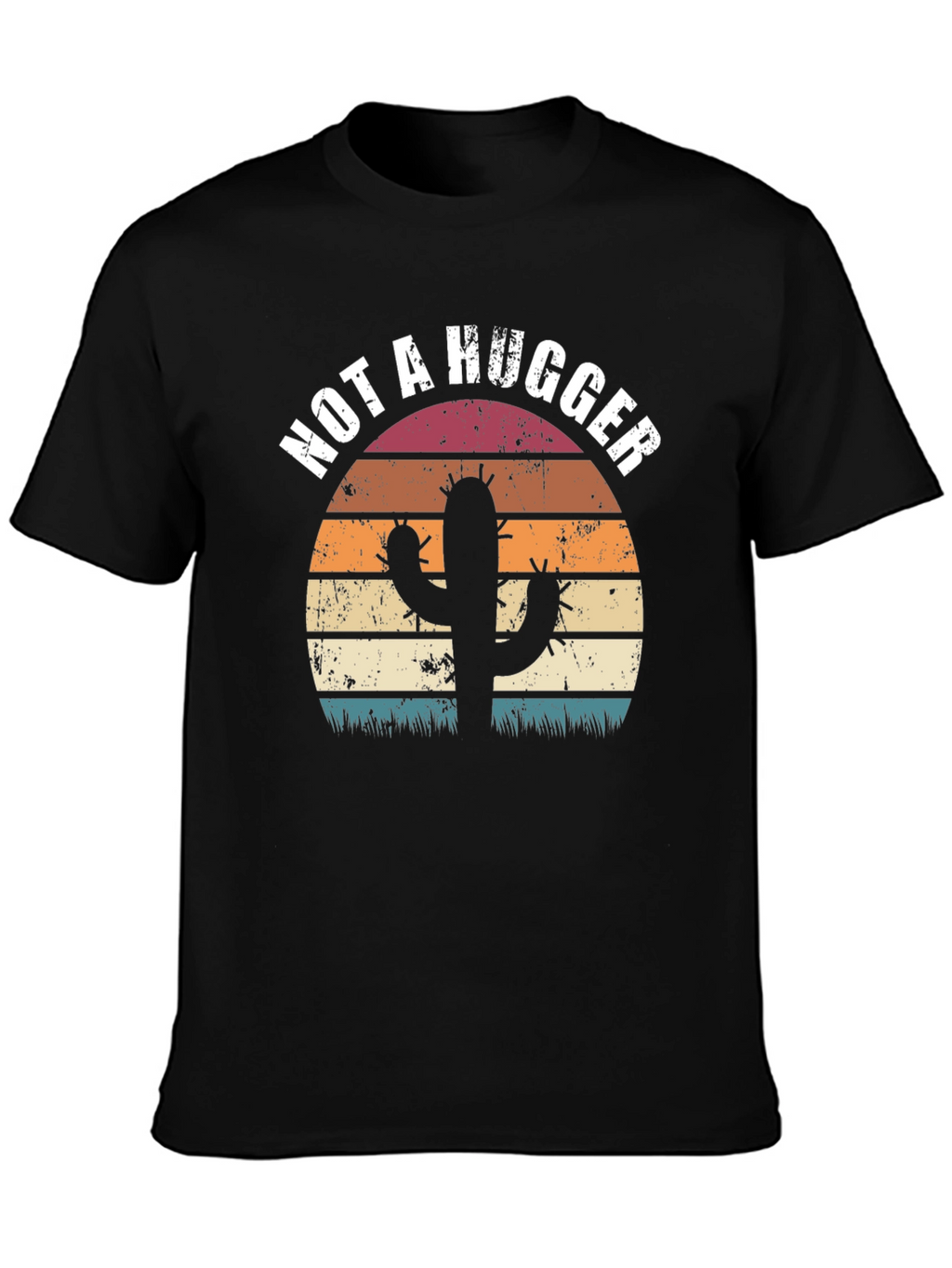 Not A Hugger Cactus Graphic Tee