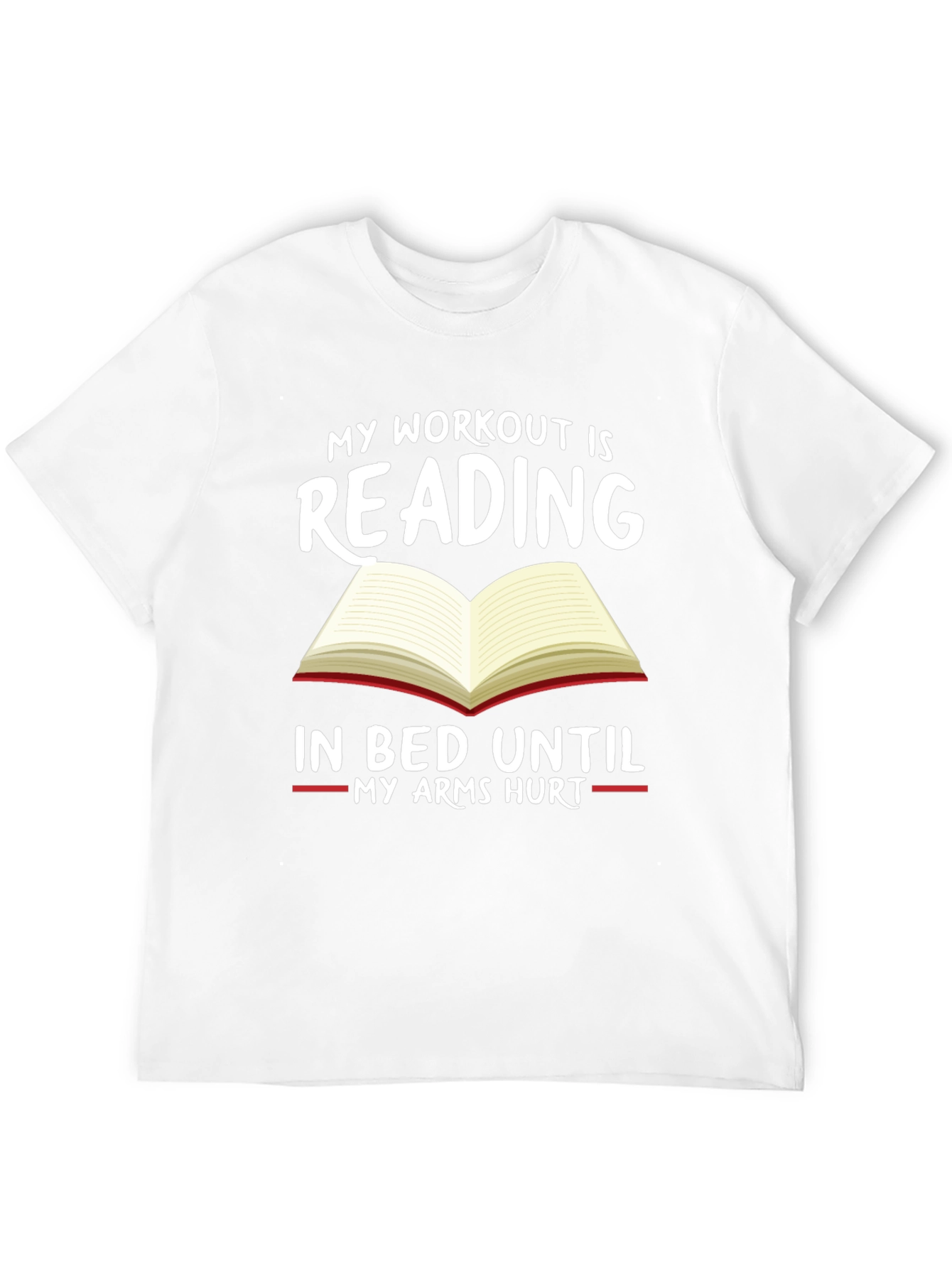 Workout Reading T-Shirt: Bedtime Bookworm Tee