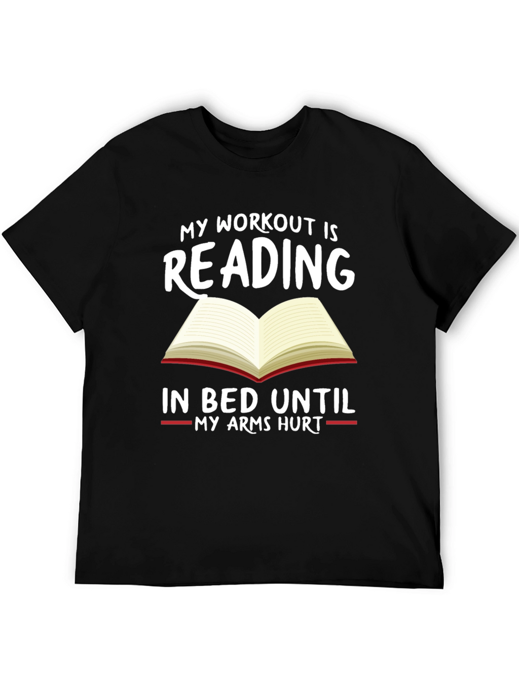 Workout Reading T-Shirt: Bedtime Bookworm Tee