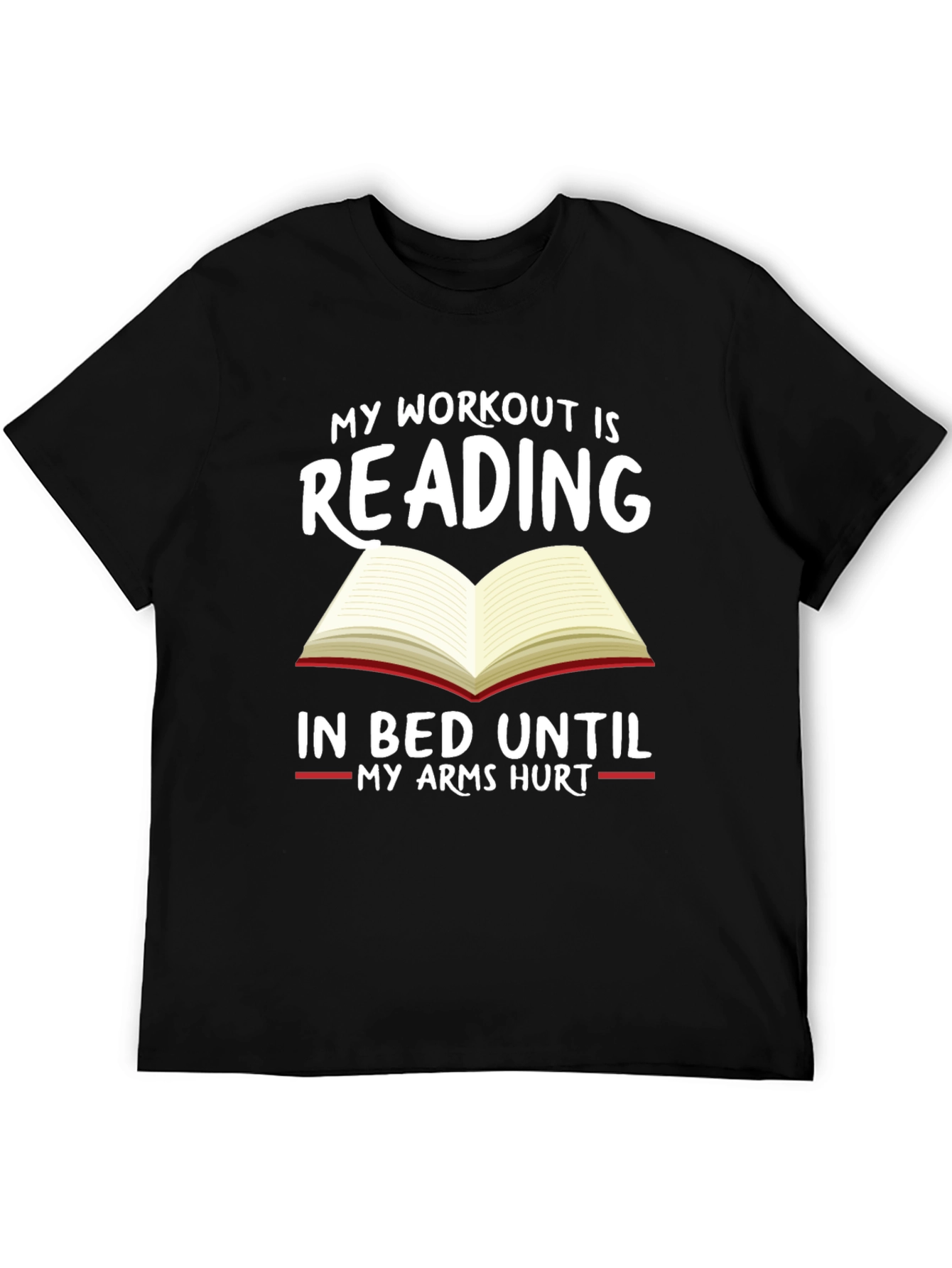 Workout Reading T-Shirt: Bedtime Bookworm Tee