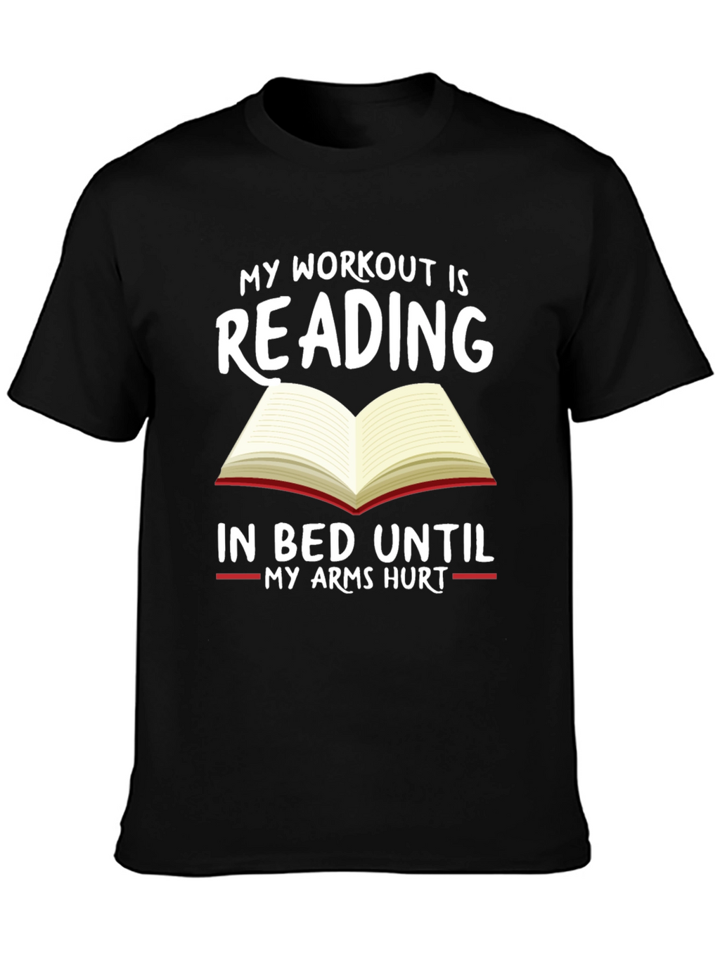 Workout Reading T-Shirt: Bedtime Bookworm Tee