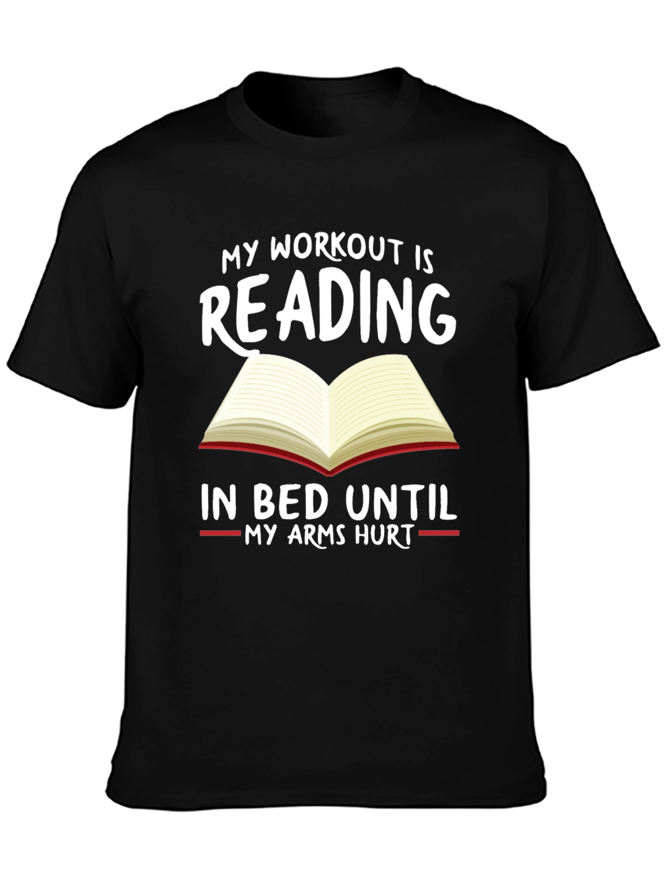 Workout Reading T-Shirt: Bedtime Bookworm Tee