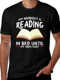 Workout Reading T-Shirt: Bedtime Bookworm Tee