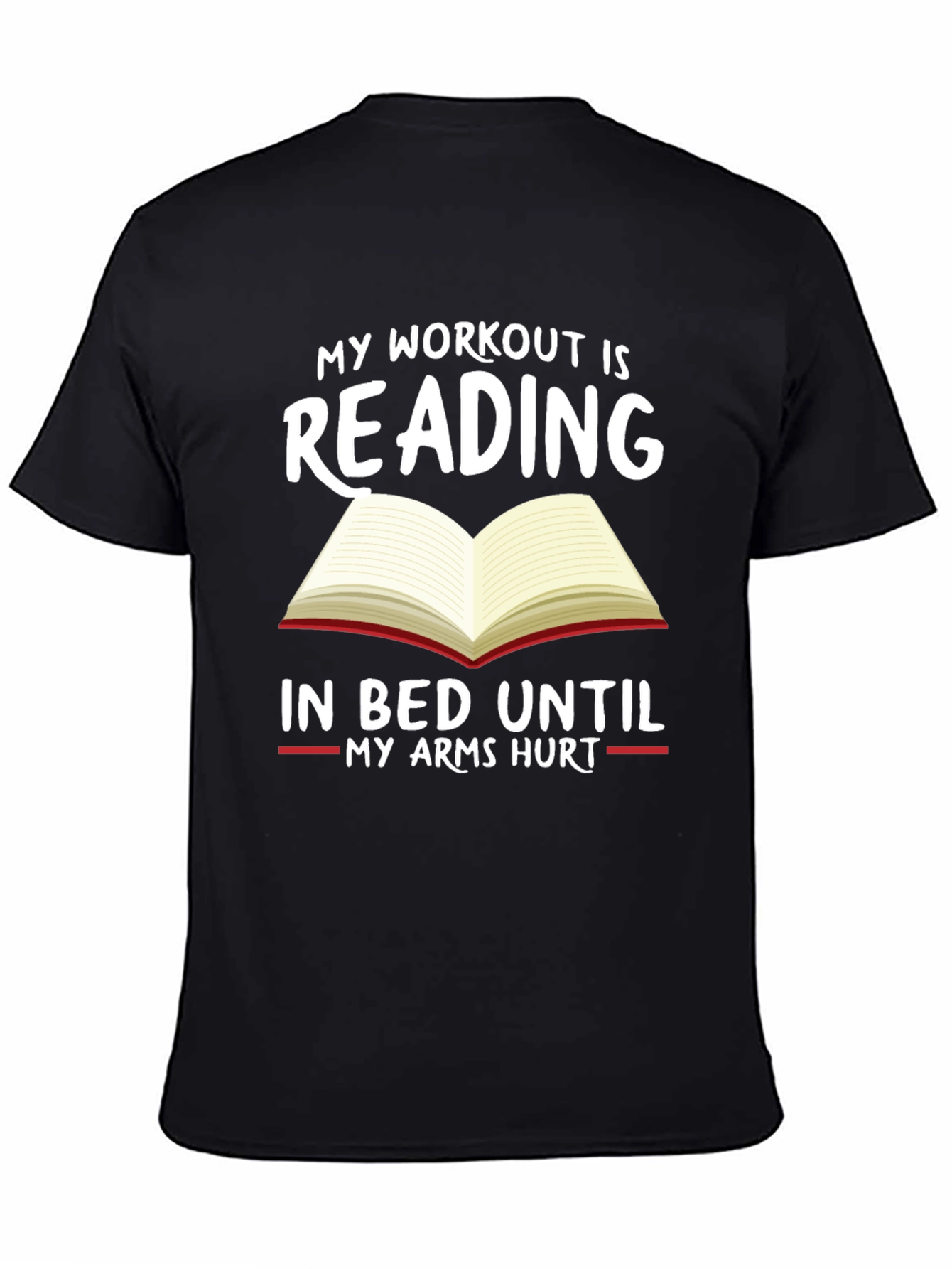 Workout Reading T-Shirt: Bedtime Bookworm Tee