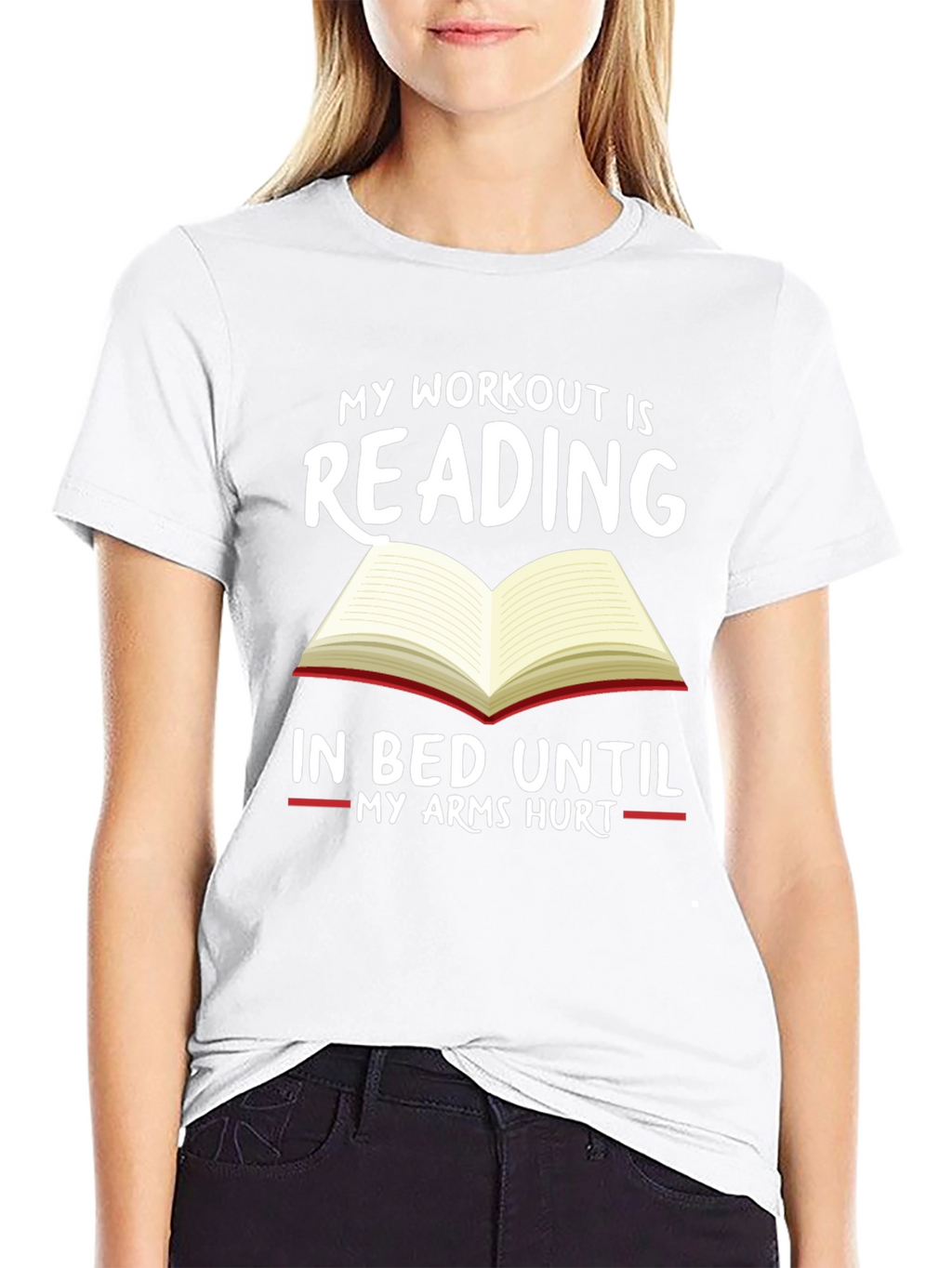 Workout Reading T-Shirt: Bedtime Bookworm Tee