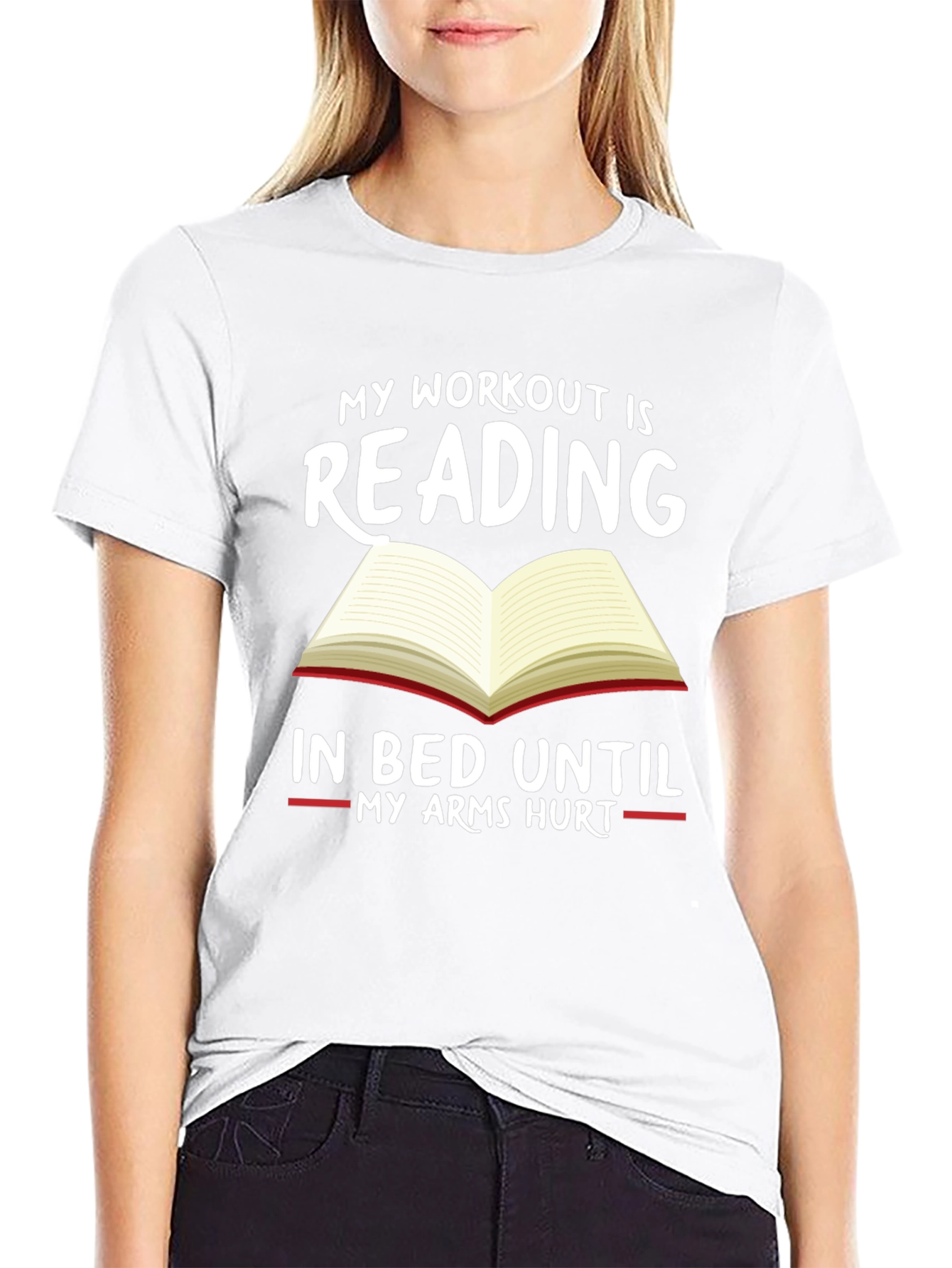 Workout Reading T-Shirt: Bedtime Bookworm Tee