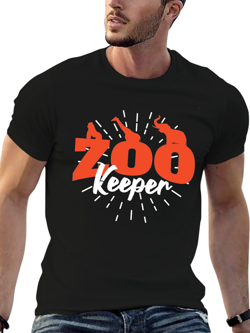 Zoo Keeper Graphic Tee - Animal Lover Shirt